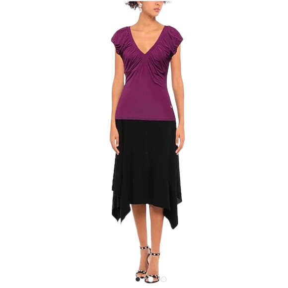 Roberto Cavalli Tops - ROBERTO CAVALLI Purple Blouse Size Medium